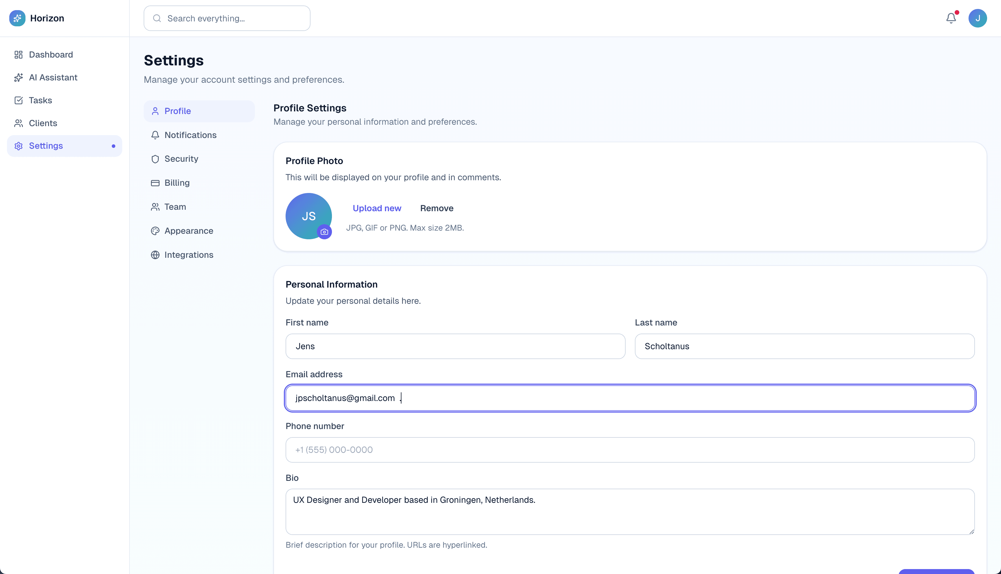 Settings & Preferences